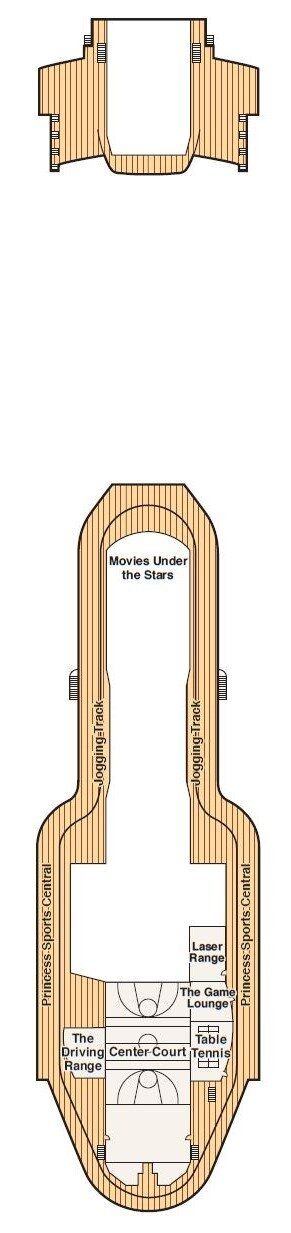 Regal Princess - Princess Cruises - Deck 18 (Sports)