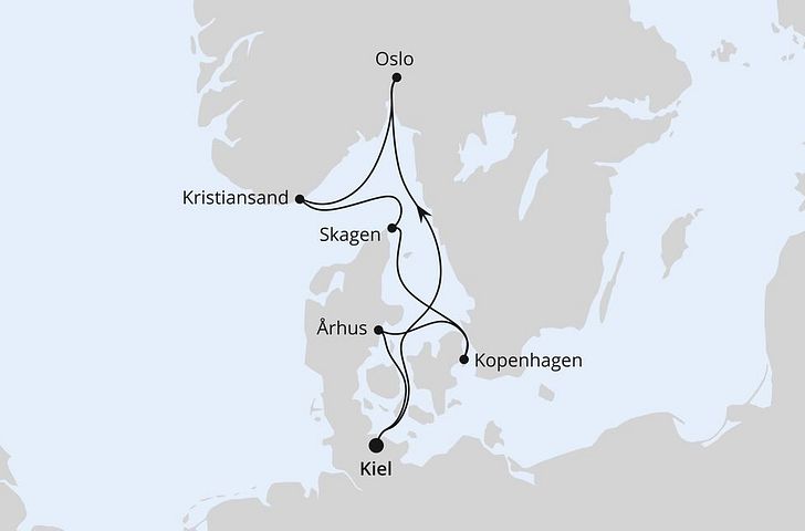 Impression zu Sommerferien 2026 - AIDAnova - Skandinavische Highlights