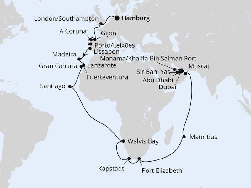 Weltenbummler Südafrika, Mauritius & Orient