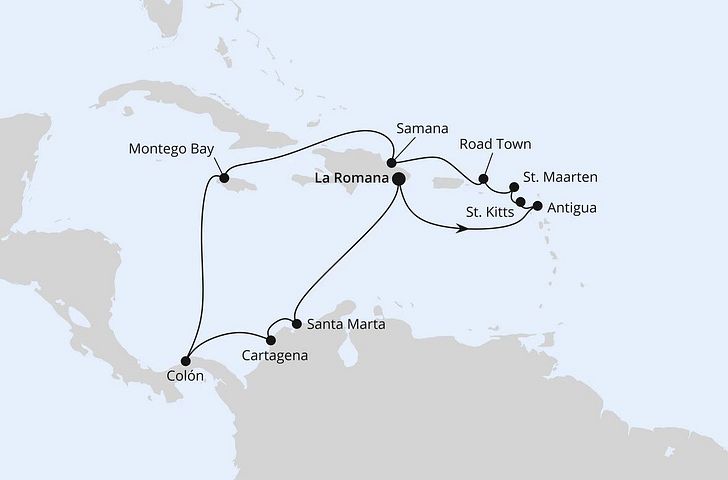 Impression zu AIDA Winter 2026/27 - AIDAbella oder AIdAdiva - Karibik & Mittelamerika