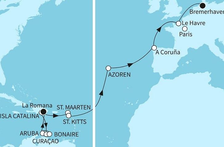 Impression zu Winter 2027/28 - Mein Schiff 1 - Karibik & Auszeit auf dem Atlantik