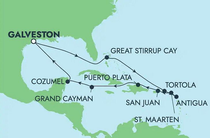 Impressionn zu Norwegian Cruise Line - Norwegian Viva - Karibik: Cozumel & Dominikanische Republik