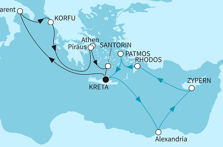 Impression zu Sommer 2027 - Mein Schiff 5 - Große Vielfalt des Östlichen Mittelmeers