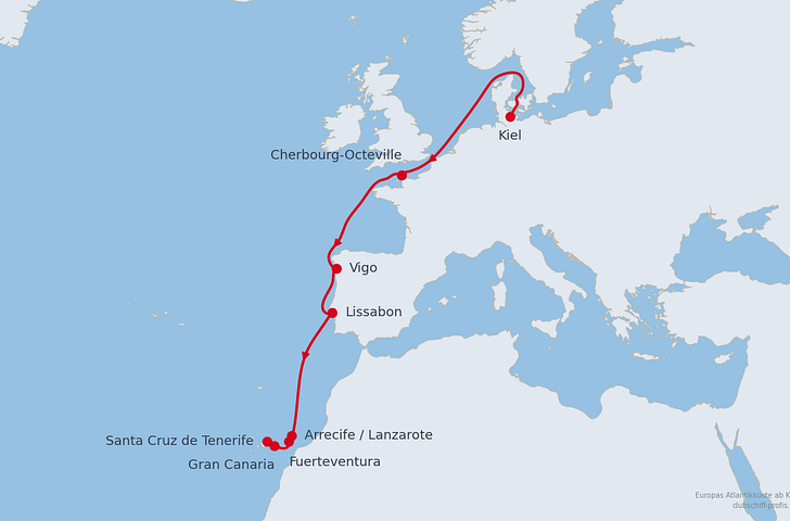 Impression zu AIDA Winter 2027/2028 - AIDAperla - Europas Atlantikküste