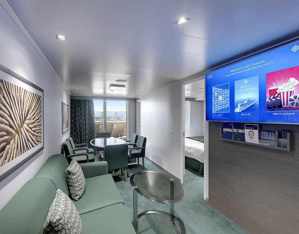 MSC Seashore - MSC Cruises - Grand Suite  mit zwei Schlafzimmern (SD)