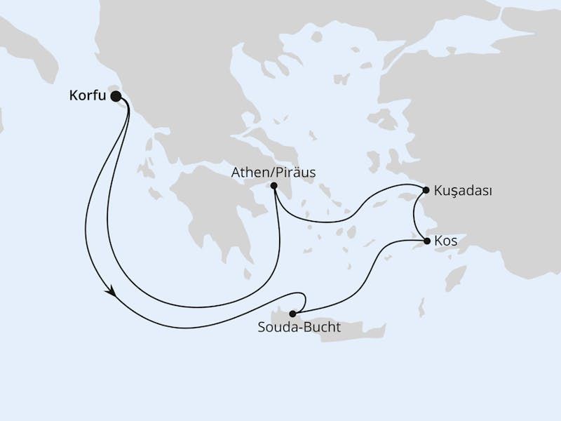 Griechenland ab Korfu