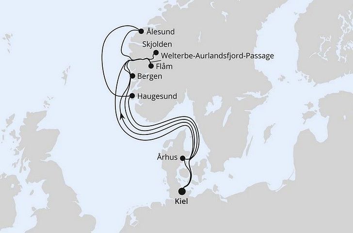 Impression zu AIDA Last Minute - AIDAnova - Große Norwegen-Reise