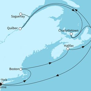 Mein Schiff 1 vor Corner Brook