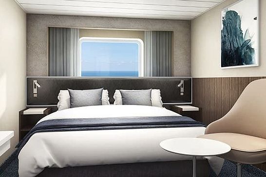 Norwegian Spirit - Norwegian Cruise Line - Außenkabine mit Panoramafenster (OB)