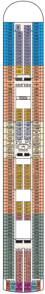 Grand Princess - Princess Cruises - Deck 10 (Caribe)