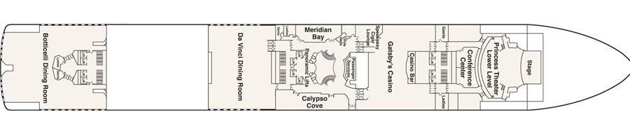 Emerald Princess - Princess Cruises - DECK 6 - FIESTA