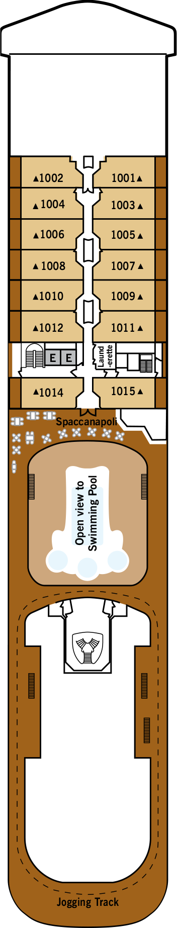 Silver Spirit - Silversea - Deck 10 (Deck 10)