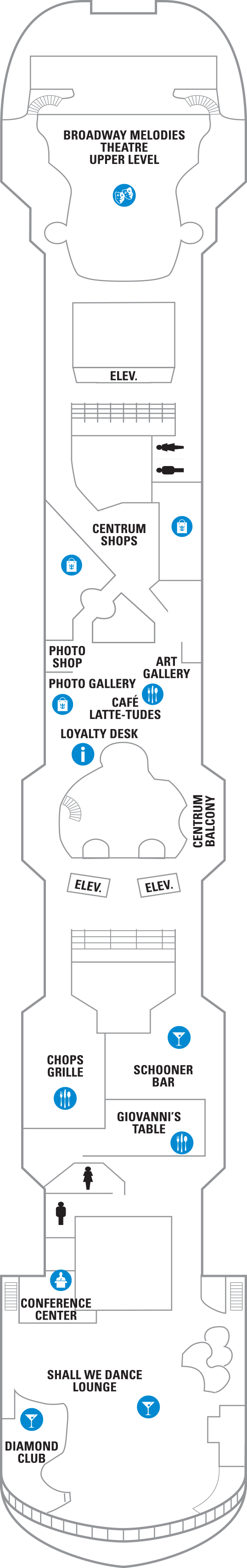 Rhapsody of the Seas - Royal Caribbean International - Deck 6