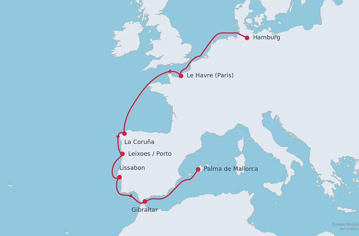 Impression zu Sommer 2027 - Mein Schiff 3 oder Mein Schiff 6 - Europas Westküste