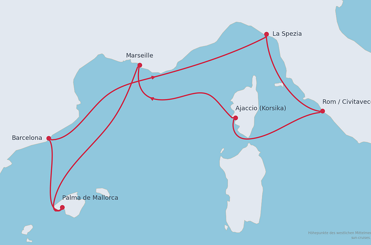 Impression zu Sommer 2026 - Mein Schiff Flow - Höhepunkte des westlichen Mittelmeeres