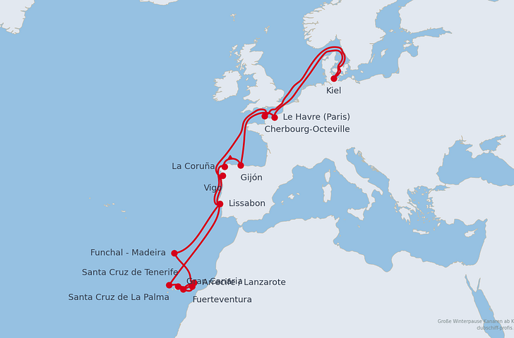Impression zu Winter 2026/27 - AIDAprima - Große Winterpause Kanaren ab Kiel