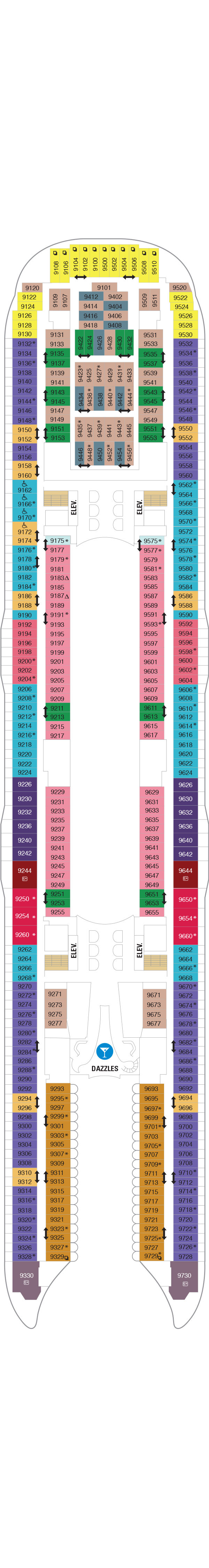 Harmony of the Seas - Royal Caribbean International - Deck 9