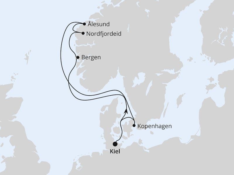 Norwegen ab Kiel