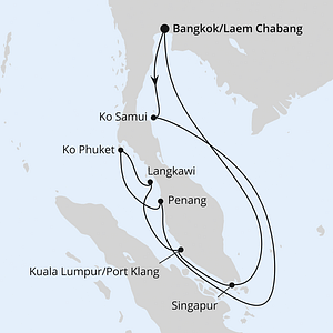 Bangkok Wat Benchamabophit Thailand 