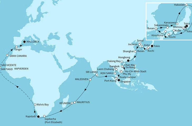 Impression zu Winter 2027/28 - Mein Schiff 6 - Große Weltentdecker-Route