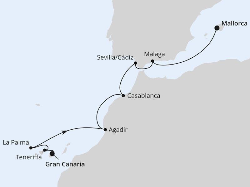Kanaren, Marokko & Andalusien 2