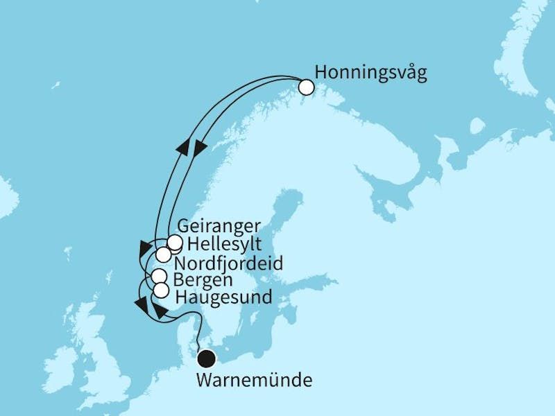 Norwegens Fjordwelten und Nordkap
