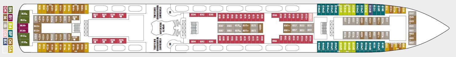 Norwegian Pearl - Norwegian Cruise Line - DECK 8