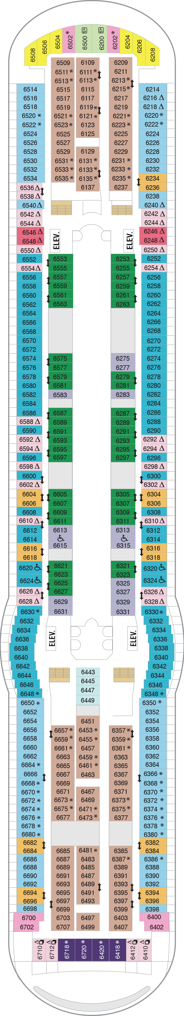 Freedom of the Seas - Royal Caribbean International - Deck 6 (Deck 6)