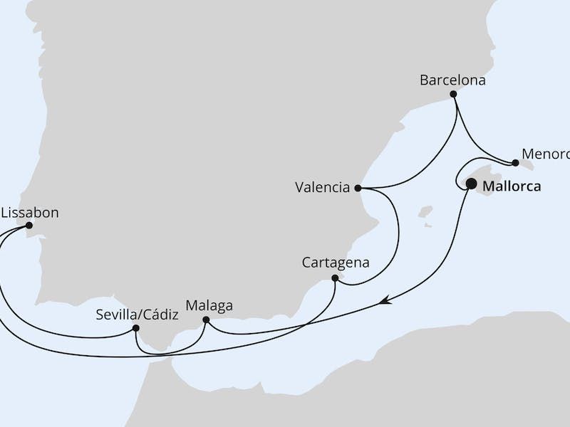 Spanien, Portugal & Balearen