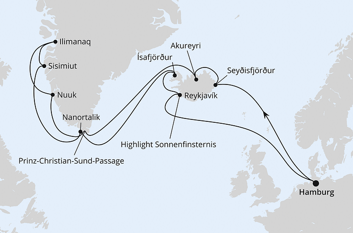 Impression zu Sommer 2026 - AIDAluna - Island & Grönland