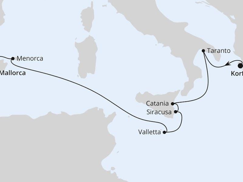 Von Korfu nach Mallorca 1