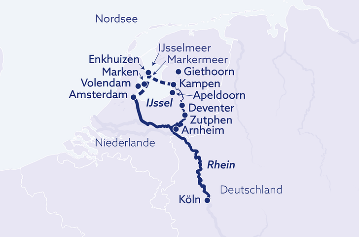 Impression zu Auszeit auf dem Rhein - nickoSPIRIT - Hartelijk Welkom am Ijsselmeer