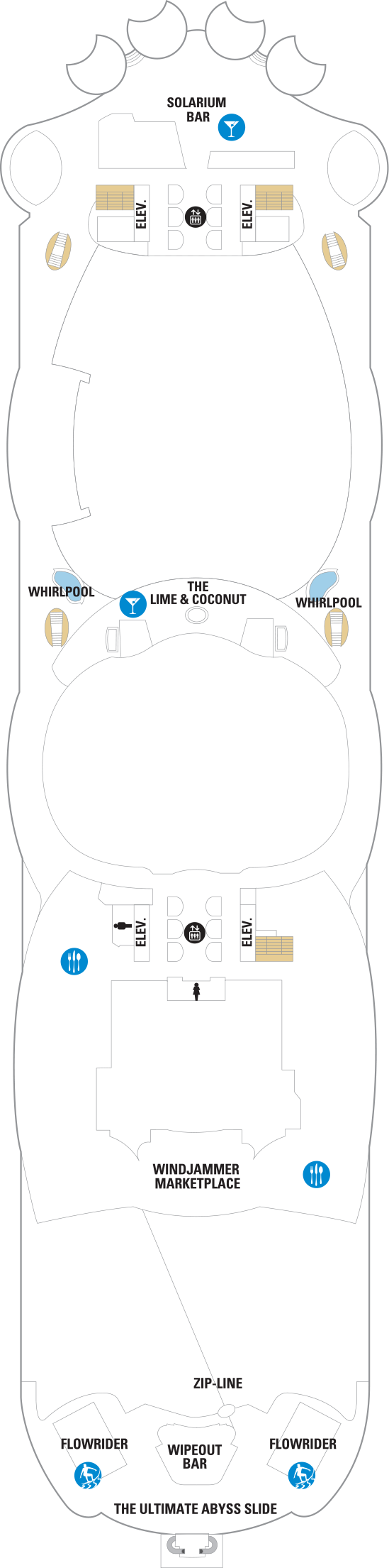 Oasis of the Seas - Royal Caribbean International - Deck 16