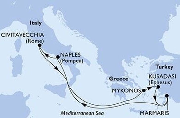 Impression zu Sommer 2026 - MSC Divina - Östliches Mittelmeer