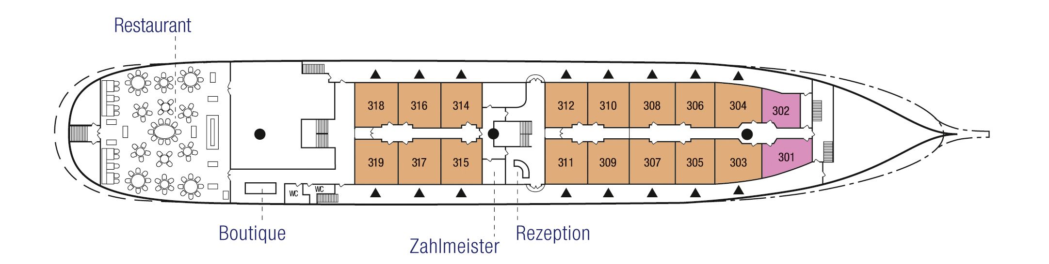 Sea Cloud II - Sea Cloud Cruises - PROMENADENDECK