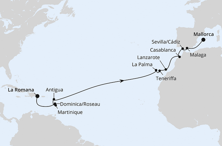 Impression zu AIDA Balkon Special - Transatlantik