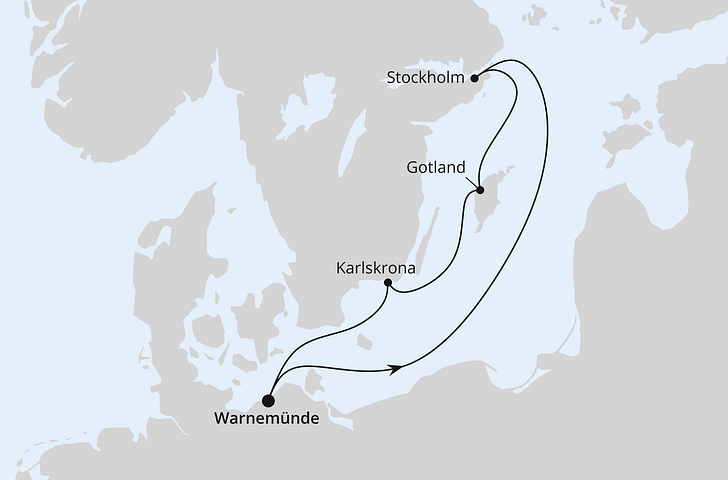 Impressionn zu Sommerferien 2026 - AIDAmar - Kurzreise nach Skandinavien