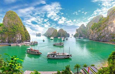 Halong Bucht in Vietnam