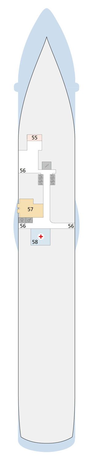 AIDAdiva - AIDA Cruises - Deck 3 (Deck 3)