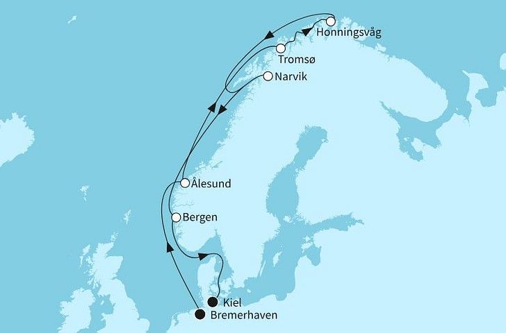Impression zu Winter 2027/28 - Mein Schiff 2 - Winterliches Norwegen