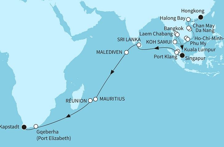 Impression zu Frühjahr 2027 - Mein Schiff 6 - Südostasien & Indischer Ozean