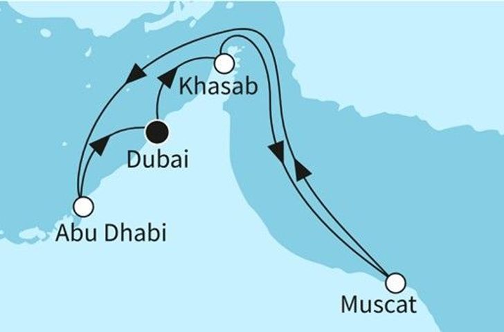 Impression zu Mein Schiff Balkon Special - Zauber des Orients ab Dubai