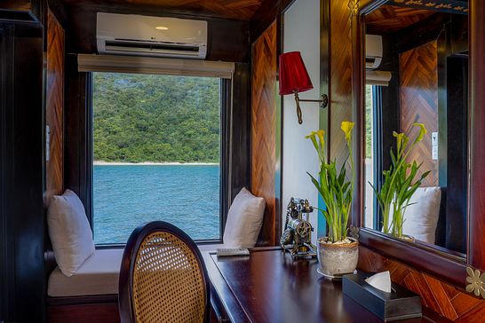 Kabine Oberdeck Balkon La Marguerite