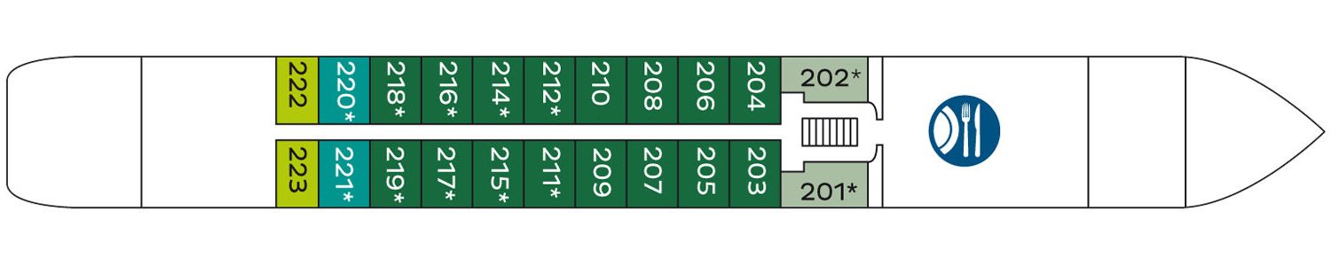 Deck 1 (Hauptdeck)