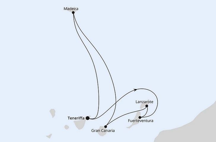 Impression zu Ostern 2027 - AIDAcosma - Kanaren & Madeira