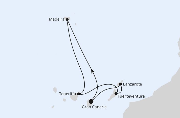 Impressionn zu AIDA Suiten - AIDAcosma - Kanaren und Madeira