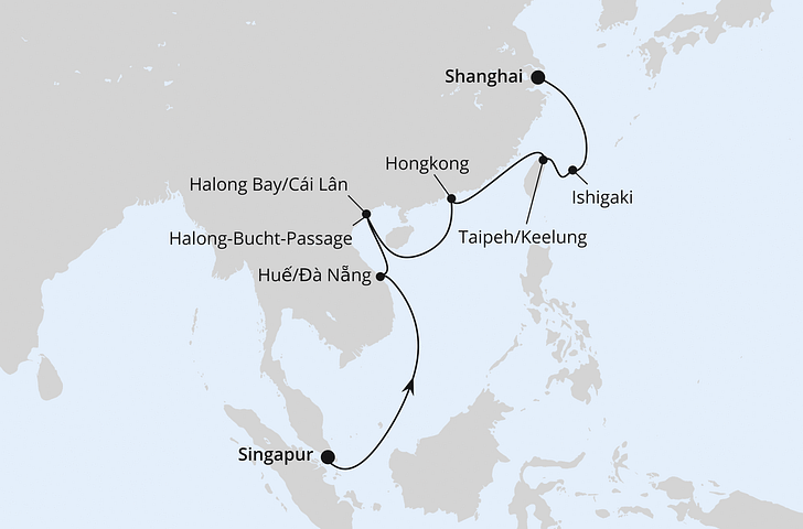 Impression zu AIDA Winter 2026/27 - AIDAstella - Von Singapur über Vietnam & Hongkong nach Shanghai