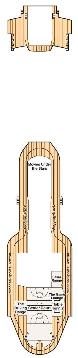 Royal Princess - Princess Cruises - Deck 18 (Sports)
