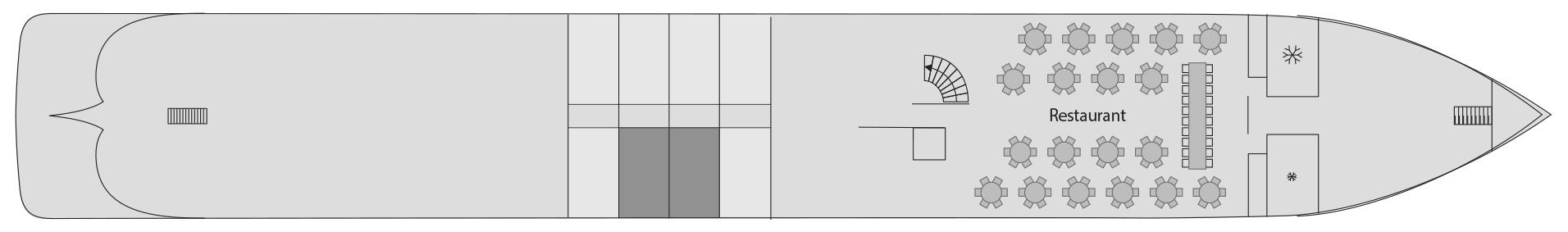 GIL EANES - Ohne Reederei - HAUPTDECK