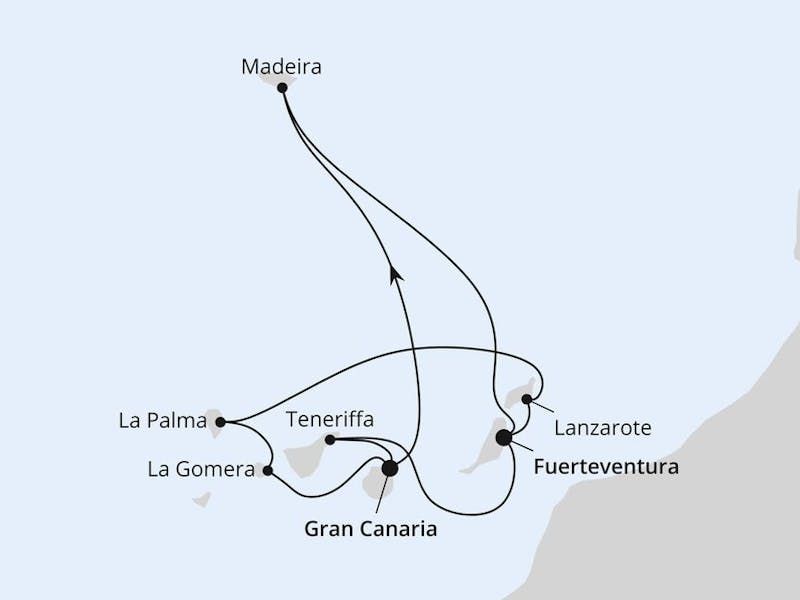 Große Kanaren-Rundreise & Madeira